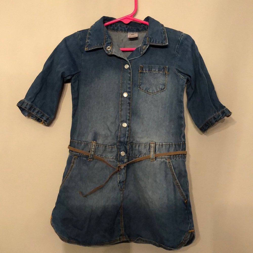 Toddler Girls Size 2T Denim Dress